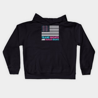 Trans Rights Are Human Rights Kids Hoodie